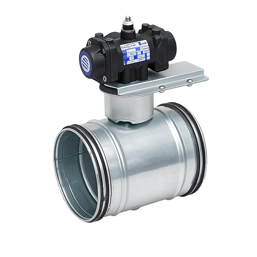 DTPU Motorised shut-off damper