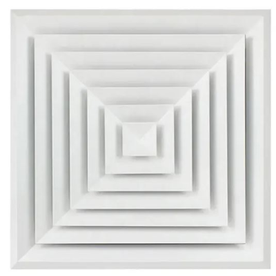 Lindab CDTW 4 Way Diffuser - Traffic White 595x595