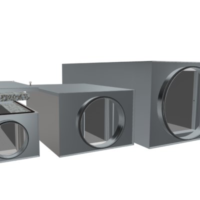 KVAPL Circular Straight Low-built Silencer
