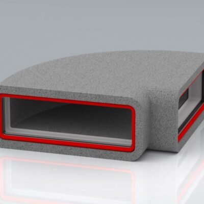 Lindab Self-Seal Thermal 90 Deg. Horizontal Bend