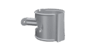 SVHA Downpipe Holder - 120mm Galvanised Pipe Bracket